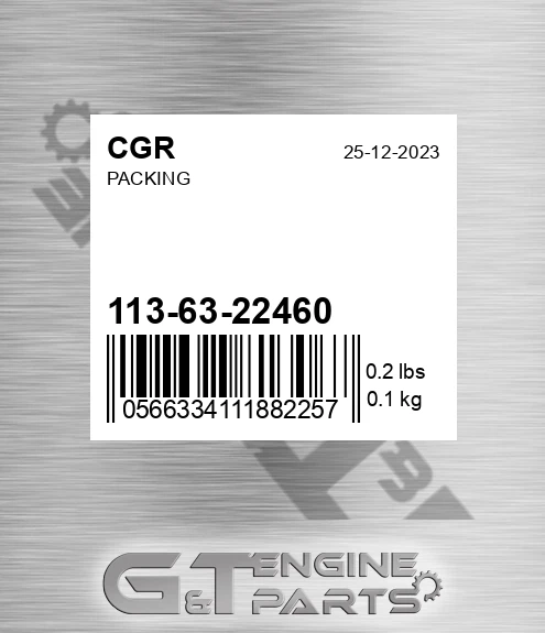113-63-22460 Packing for CGR