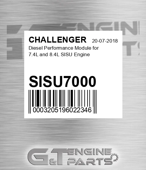 SISU7000 Diesel Performance Module for 7.4L and 8.4L SISU Engine