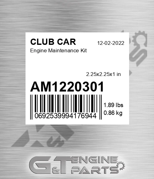 AM1220301 Engine Maintenance Kit