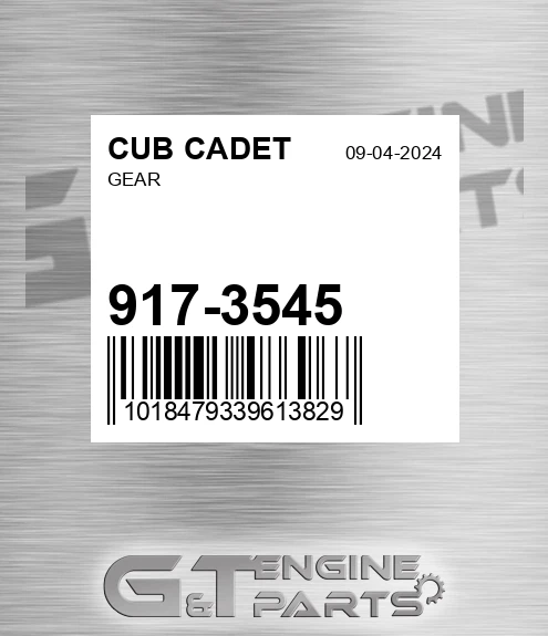 Cub best sale cadet gear