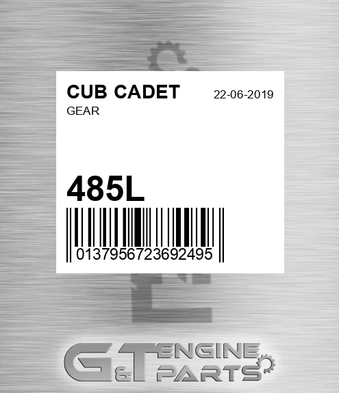 Cub discount cadet gear