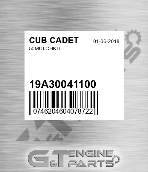 Cub best sale cadet 19a30041100