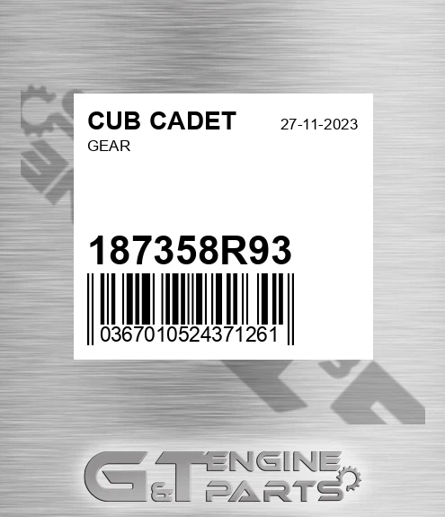 Cub cadet 2024 gear