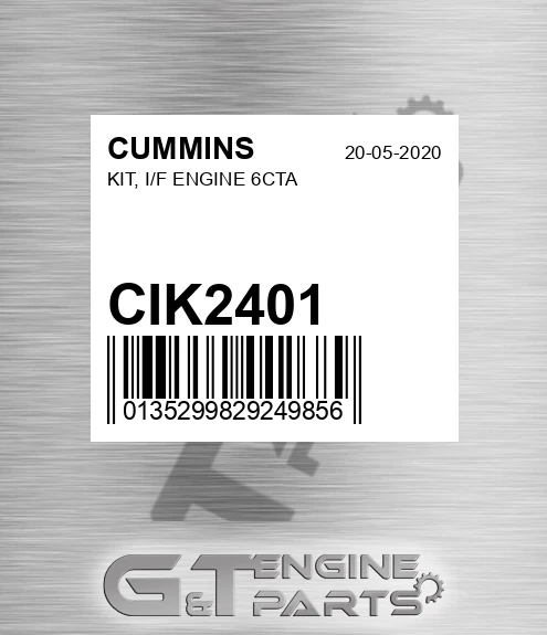 CIK2401 KIT, I/F ENGINE 6CTA