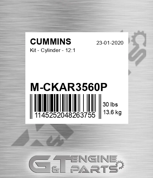 M-CKAR3560P Kit - Cylinder - 12:1