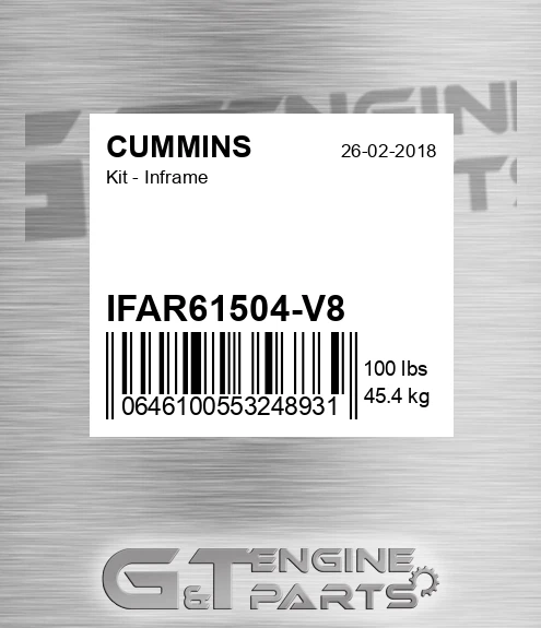 IFAR61504-V8 Kit - Inframe