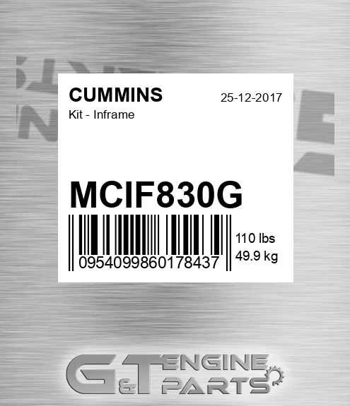 MCIF830G Kit - Inframe