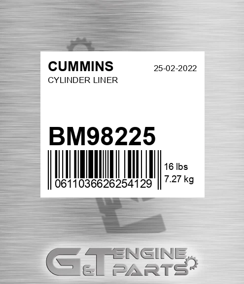 BM98225 Cylinder Liner