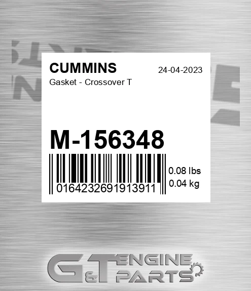 M-156348 Gasket - Crossover T
