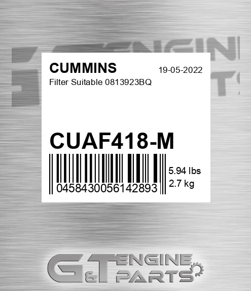 CUAF418M Filter Suitable 0813923bq
