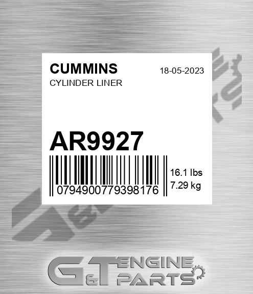 AR9927 Cylinder Liner