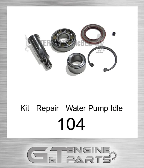 104 Kit - Repair - Water Pump Idle