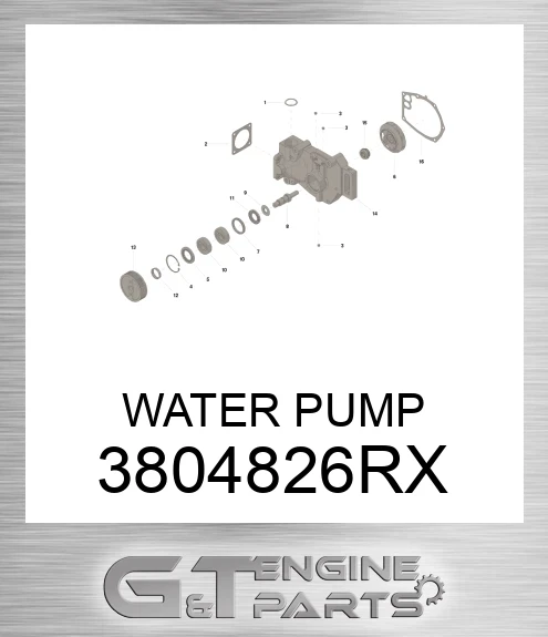 3804826RX WATER PUMP