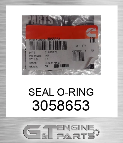 3058653 SEAL O-RING made to fit CUMMINS | LTD. WARRANTY