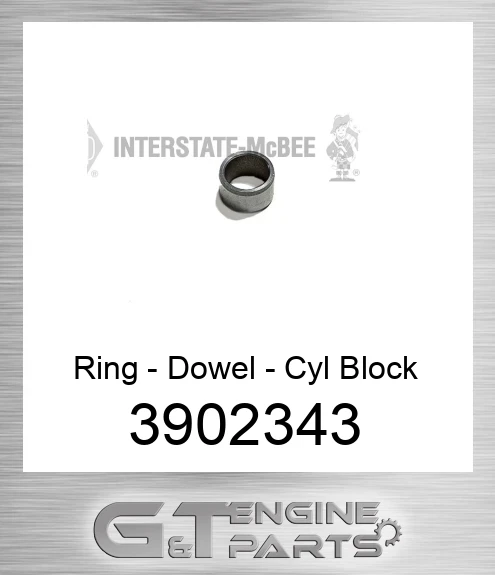 3902343 Ring - Dowel - Cyl Block