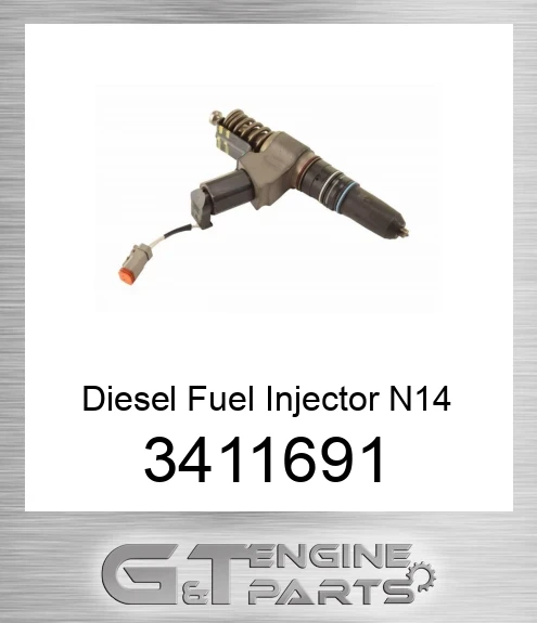 3411691 Diesel Fuel Injector N14