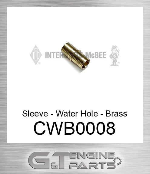 CWB0008 Sleeve - Water Hole - Brass