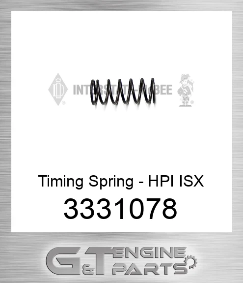 3331078 Timing Spring - HPI ISX