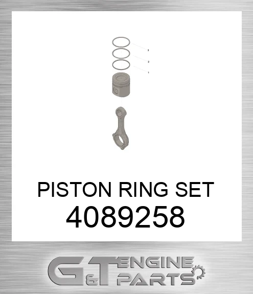 4089258 PISTON RING SET