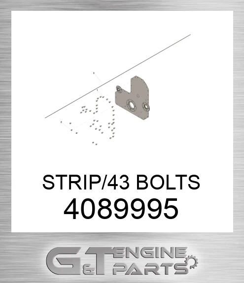 4089995 STRIP/43 BOLTS