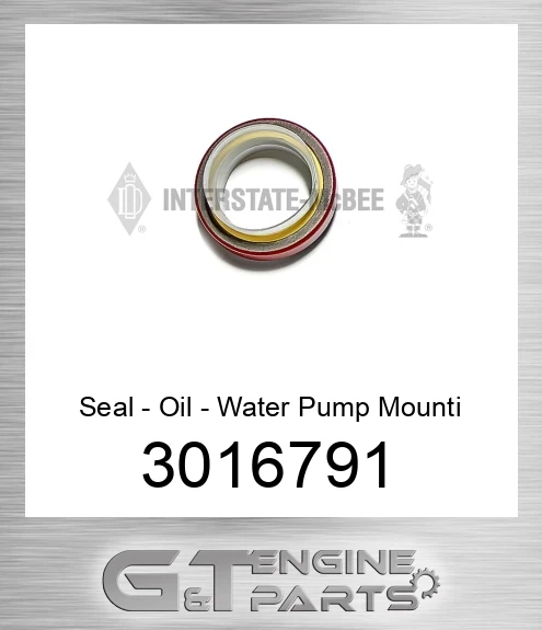 3016791 Seal - Oil - Water Pump Mounti