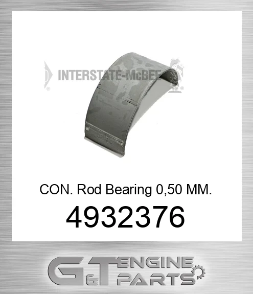 4932376 CON. Rod Bearing 0,50 MM.