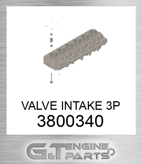 3800340 VALVE INTAKE 3P