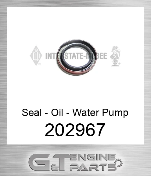 202967 Seal - Oil - Water Pump