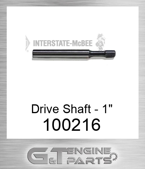 100216 Drive Shaft - 1"