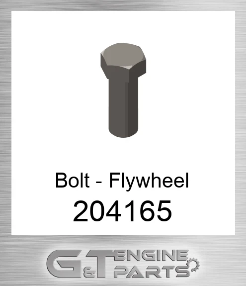 204165 Bolt - Flywheel