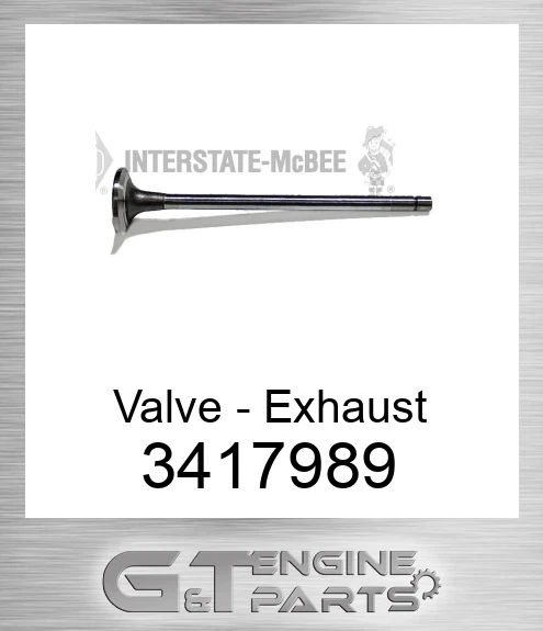 3417989 Valve - Exhaust