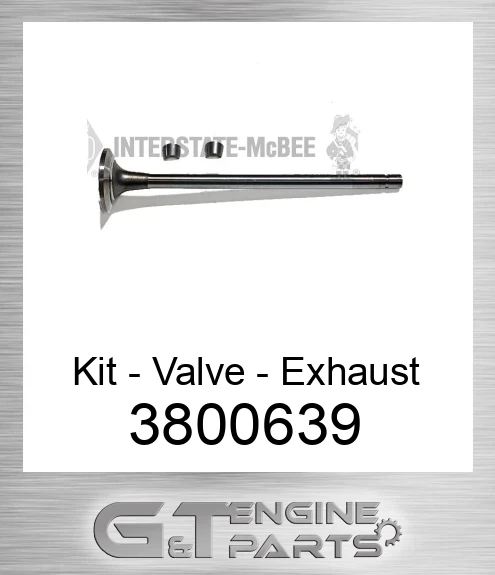 3800639 Kit - Valve - Exhaust