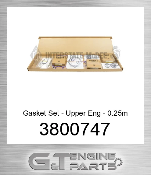 3800747 Gasket Set - Upper Eng - 0.25m