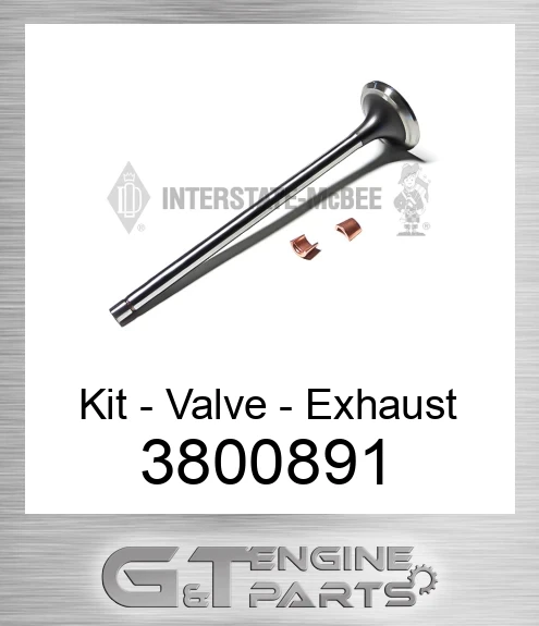 3800891 Kit - Valve - Exhaust