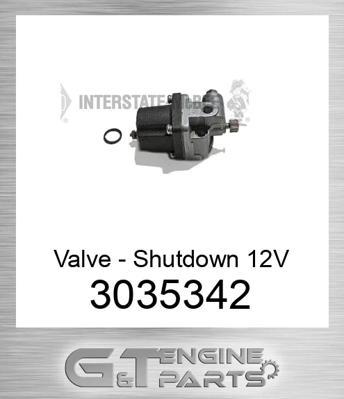 3035342 Valve - Shutdown 12V