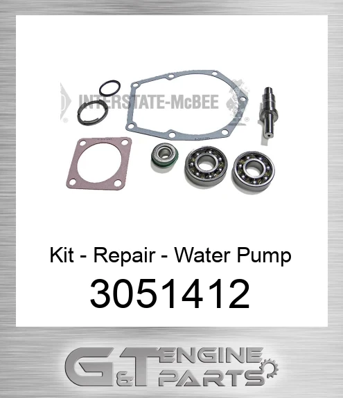 3051412 Kit - Repair - Water Pump