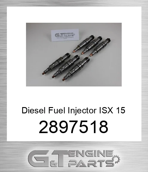 2897518 Diesel Fuel Injector ISX 15 ISX 12 X15