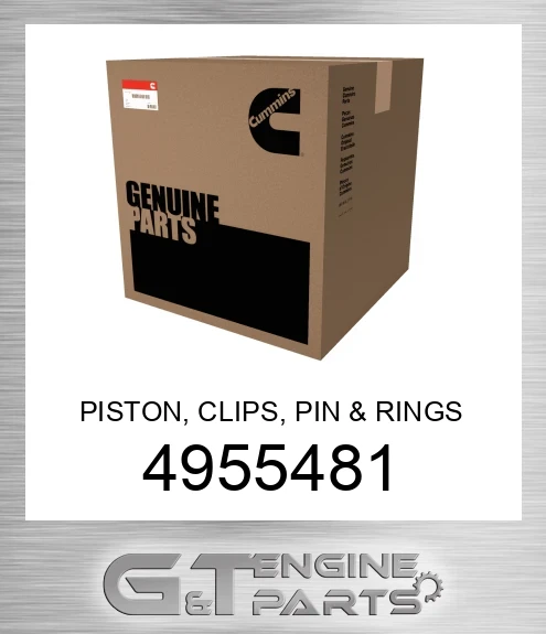 4955481 PISTON, CLIPS, PIN & RINGS 0.50MM
