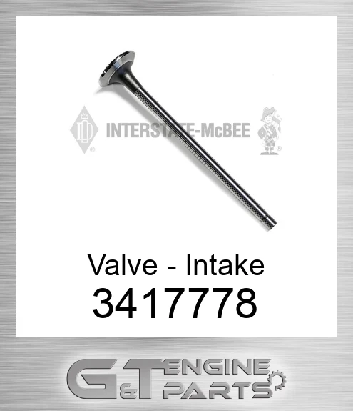 3417778 Valve - Intake
