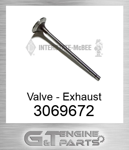 3069672 Valve - Exhaust