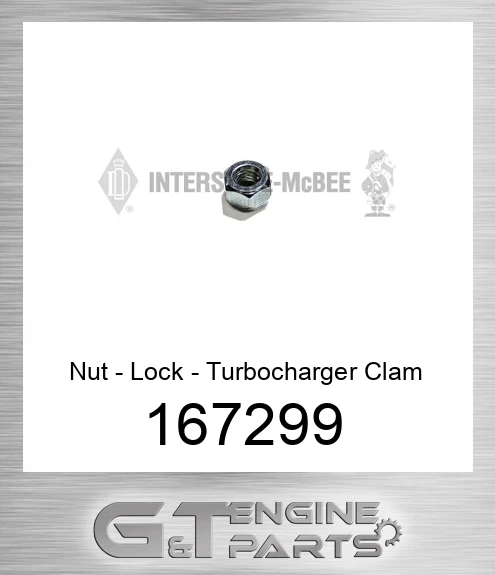167299 Nut - Lock - Turbocharger Clam