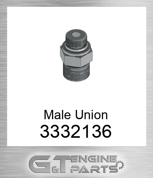 3332136 Male Union made to fit CUMMINS | LTD. WARRANTY