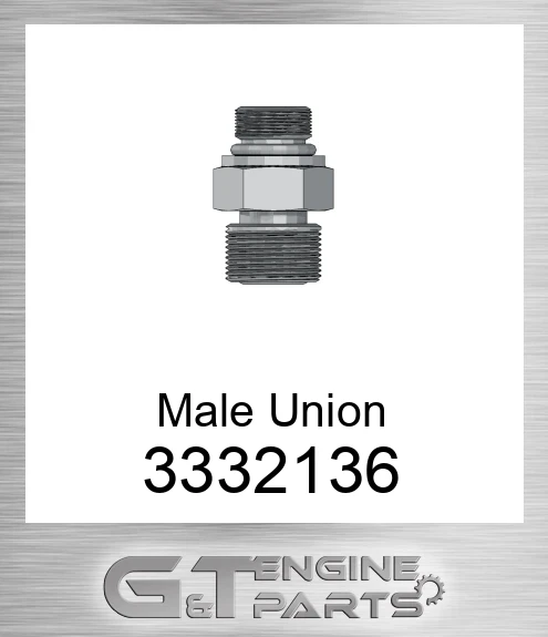 3332136 Male Union made to fit CUMMINS | LTD. WARRANTY