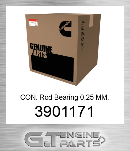 3901171 CON. Rod Bearing 0,25 MM.