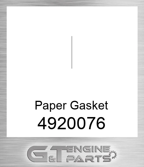 4920076 Paper Gasket
