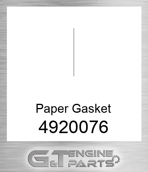 4920076 Paper Gasket