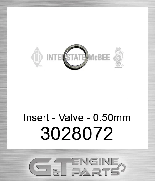3028072 Insert - Valve - 0.50mm