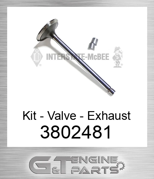 3802481 Kit - Valve - Exhaust