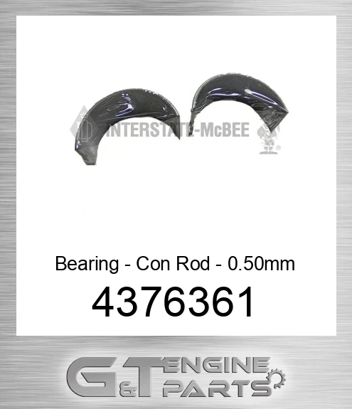4376361 Bearing - Con Rod - 0.50mm
