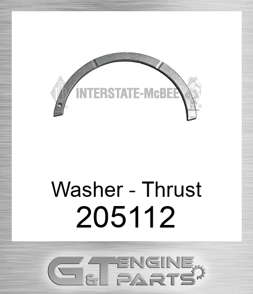 205112 Washer - Thrust
